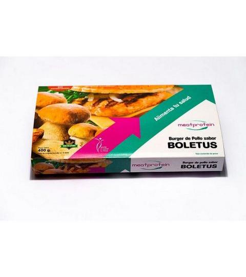 MEAT PROTEIN- BANDEJA DE 4 HAMBURGUESAS BOLETUS ( 400 g )