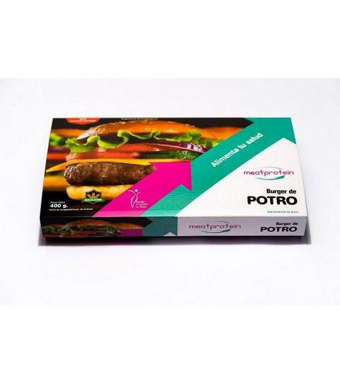 MEAT PROTEIN- BANDEJA DE 4 HAMBURGUESAS POTRO ( 400 g )